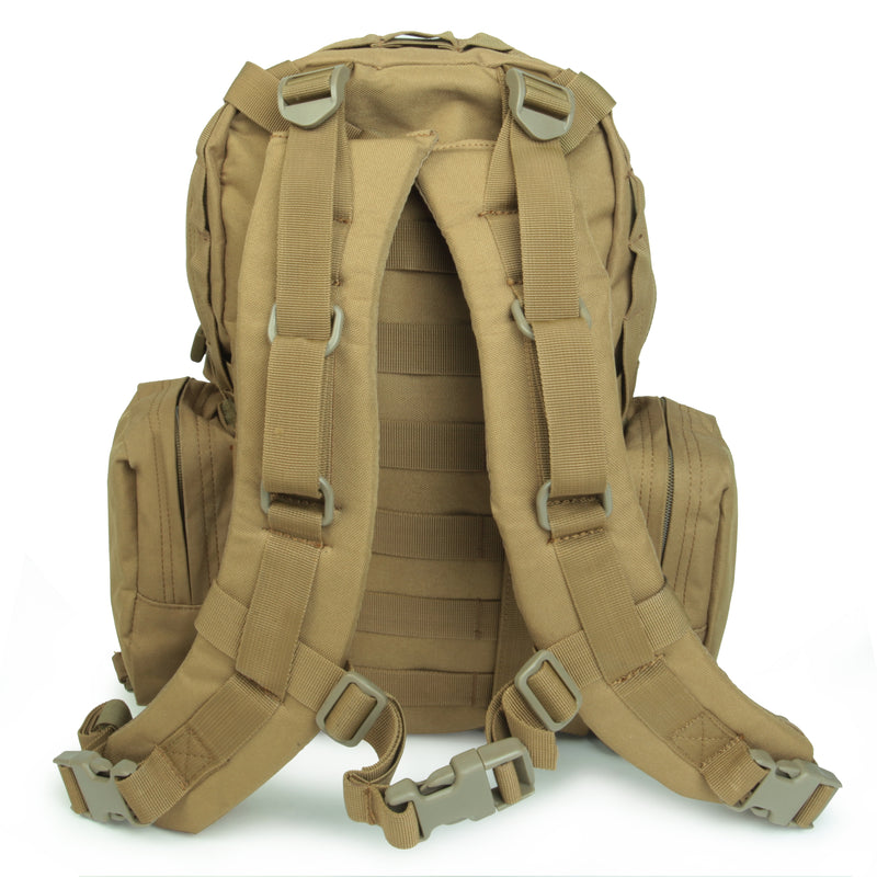 Tactical backpack with helmet cheap holder